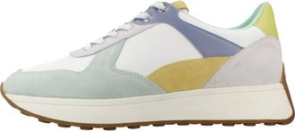 Geox Amabel Sneaker - Dames - Sneakers - Veelkleurig - 39 EU - Leer - Schoenen