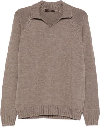 Zanone Polo-neck Wool Sweater