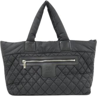 Chanel Pre-owned Tote Bags, female, Black, Size: ONE SIZE Pre-owned Vintage Tote Bag
