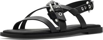 Rag & Bone Harlow Sandals Womens Sandals Black : EU 36.5 (US Womens 6.5) M, Suede