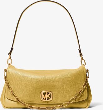 Michael Kors Bryant Large Textured Leather Convertible Shoulder Bag