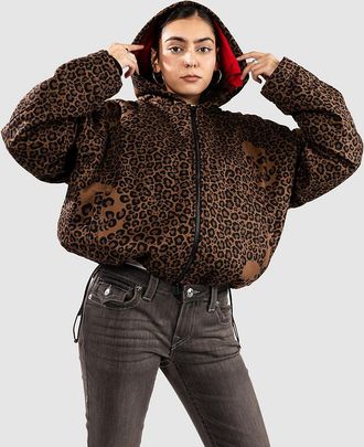 Lurking Class Death Leopard Hooded Jacke