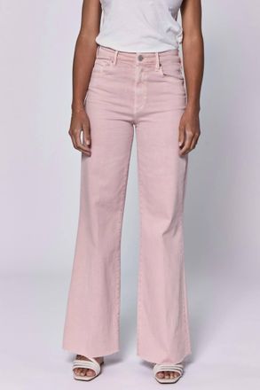 Dear John Denim Fiona Wide Leg Jeans In Sepia Rose