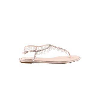 Rene Caovilla Flat Sandals, female, Yellow, Size: 7 1/2 US Chandelier Thong Sandal