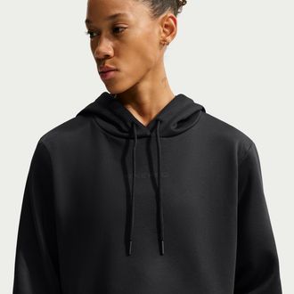 Nike Womens Nike Pro Sculpt Dri-FIT Hoodie in Black | IU1109-010