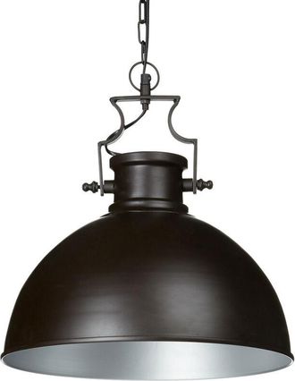 Relaxdays L&aacute;mpara Colgante, Metal, 145 X 40.5 X 40.5 Cm, Pantalla De Campana, Industrial Y Vintage, E27, 40w, Marr&oacute;n - Relaxdays
