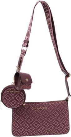 Michael Kors Pre-owned Canvas Schoudertas - Dames - Vintage Schoudertas - Rood - ONE Size - Vintage