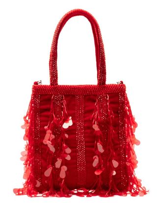 Frances Valentine Gatsby Mini Velvet Tote