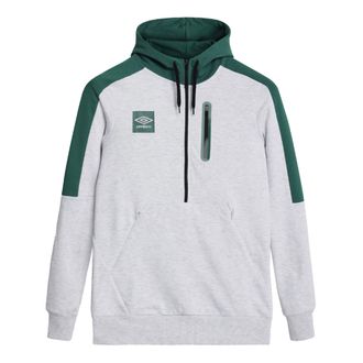 Umbro Heren Terras Half Zip Hoodie (Zilver/IJsmarmer)