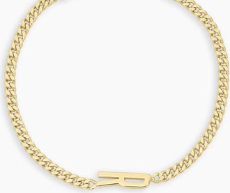 Gorjana Wilder Alphabet Bracelet - R In Gold