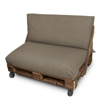 Happers Cojines Para Palets De Exterior Arena Descatalogado Naylim Mate Asiento Y/o Respaldo 120x60x20 Arena