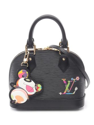 Louis Vuitton 2021-2025 Takashi Murakami Epi Alma BB satchel - Black