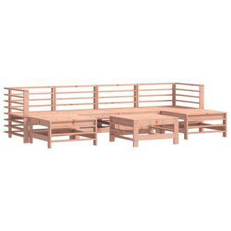 vidaXL Juego De Muebles De Jard&iacute;n 7 Pzas Madera Maciza Abeto Douglas Vidaxl