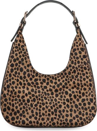 Michael Kors small Nolita shoulder bag - women - Calf Leather/Linen/Flax/Polyester - One Size - 293 HUSK MULTI