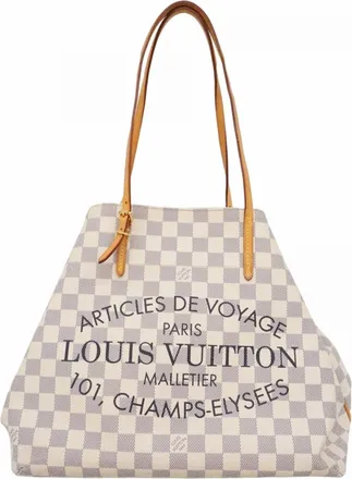 Louis Vuitton White Tote Bag (Pre-Owned)