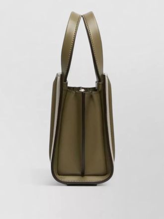 Max Mara whitney tote bag top handle stitch detail