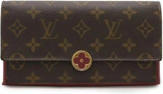Louis Vuitton Pre-owned Canvas Portemonnee - Dames - Vintage Accessoires - Bruin - ONE Size - Vintage