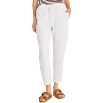 Splendid Angie Straight Leg Pants in White at Nordstrom Rack, Size X-Large