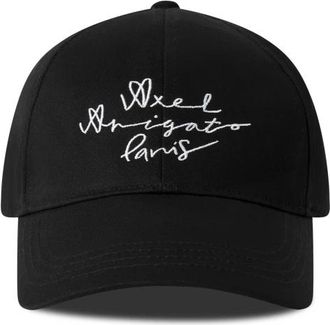 Axel Arigato Scribble Paris Cap - unisex - Petten - Zwart - ONE Size - Katoen - Accessoires