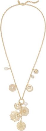 Ramy Brook Selena Charm Necklace in Gold at Nordstrom, Size No Size