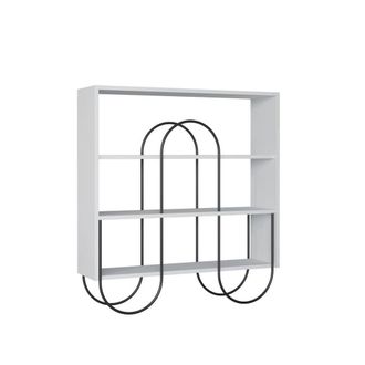 Calicosy Console Table With 4 Shelves, 123 Cm Wide - Norfolk in White