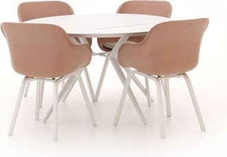 Hartman Hartman Le Soleil/Sora ø127cm dining tuinset 5-delig