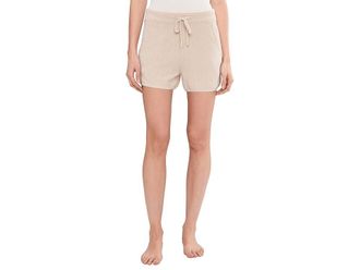 Barefoot Dreams CozyChic Ultra Lite(r) Rope Stripe Shorts Womens Shorts Stone : SM, Nylon/Viscose
