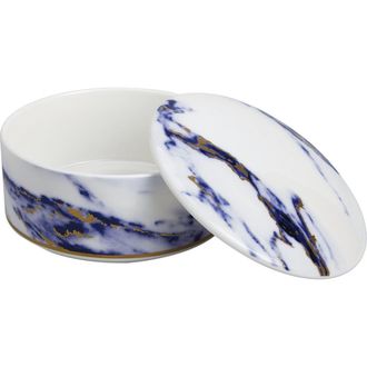 Prouna Marble Azure Jewelry Box in White at Nordstrom
