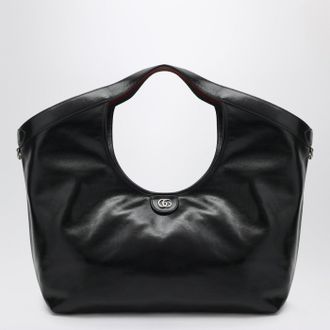 Gucci Large Giglio black shopping bag