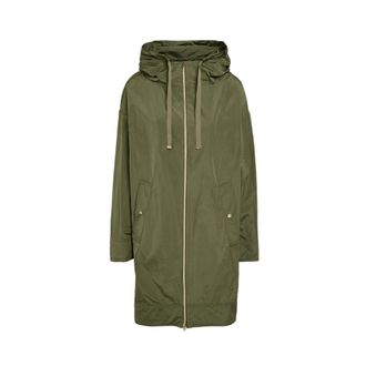 Herno Parkas, female, Green, Size: L Lightweight Parka Coat