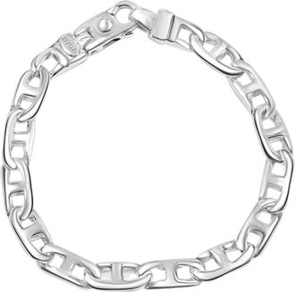 Pompeii3 Mens Mariner 14k Gold (39gram) or Platinum (73gram) 7mm Link Bracelet 8.5