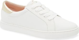 Kate Spade New York adora sneaker in Optic White/Pale Gold at Nordstrom Rack, Size 7.5