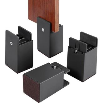 OEM Elevadores Ajustables Para Camas Y Muebles Con Abrazadera De Tornillo, Juego De 4 Elevadores Ajustables De 10 Cm Para Camas, Elevadores Resistentes Pa