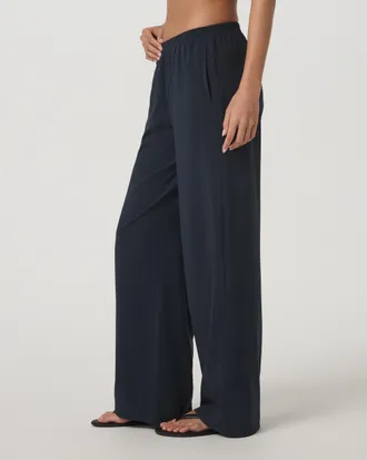 Vuori Clothing Villa Everyday Wideleg - Long | Ink | XS, Size Extra Small