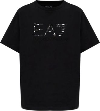 Emporio Armani T-shirt con logo - Nero