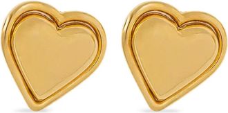 Luisa Spagnoli Novero heart clip-on earrings - Gold