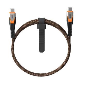 Urban Armor Gear Cable Uag Srge Usb-c - Usb-c, Usb 3.2 Gen2 240w/20gbps, 75 Cm (negro/naranja)