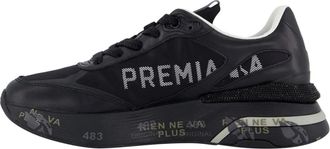 Premiata Low-Top Sneaker - Dames Moerund Sneaker Zwart - Gr. 37 (EU) - in Schwarz - für Damen
