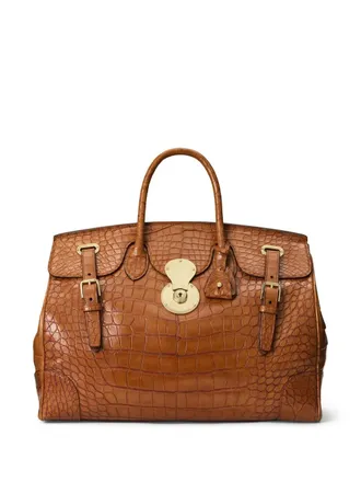 Ralph Lauren Collection Ricky 33 tote bag - women - Leather - OS - Brown