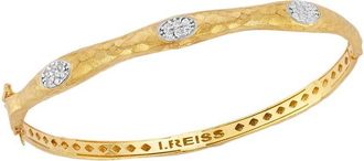 I.Reiss Company 14K 0.18 Ct. Tw. Diamond Bangle Bracelet