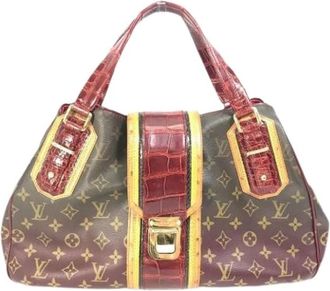 Louis Vuitton Pre-owned Monogram Mirage Boston Bag - Dames - Vintage Handtas - Bruin - ONE Size - Vintage