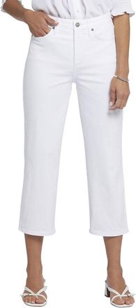 NYDJ Nydj Petite Joni Optic White Capri Jean