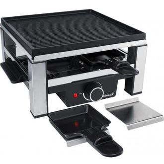 Steba RC 104 Friggitrice ad aria calda da 900 W, Nero con dettagli in acciaio inossidabile