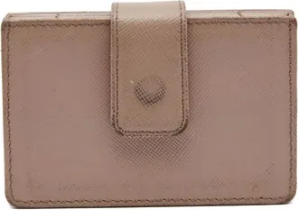 Prada Portafoglio in pelle Saffiano - Toni neutri