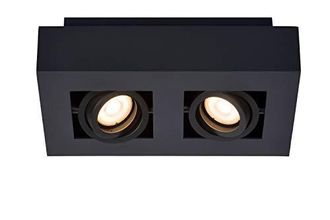 Lucide Lucide - Faretto Da Soffitto, In Alluminio, 10 W, Colore: Nero