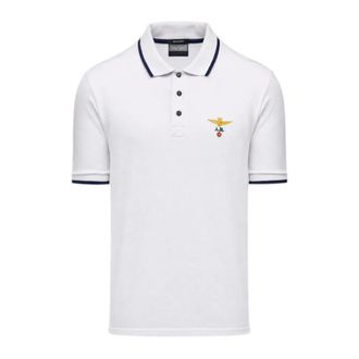 Aeronautica Pique Katoen Polo 261Po 1308Up 00082 - Heren - Polos - Wit - 3XL - Katoen - Tops