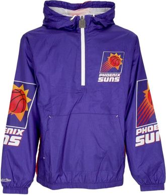 Mitchell & Ness Phoenix Suns Windbreaker Anorak Original Team Colors - Heren - Zomerjassen - Blauw - M - Polyester - Jassen