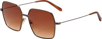 Garrett Leight Womens 56 mm Brown Sunglasses