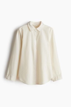 H&M Bluse aus Leinenmix - Beige