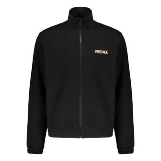Versace Zip-throughs, male, Black, L, Medusa-Head Sweatshirt
